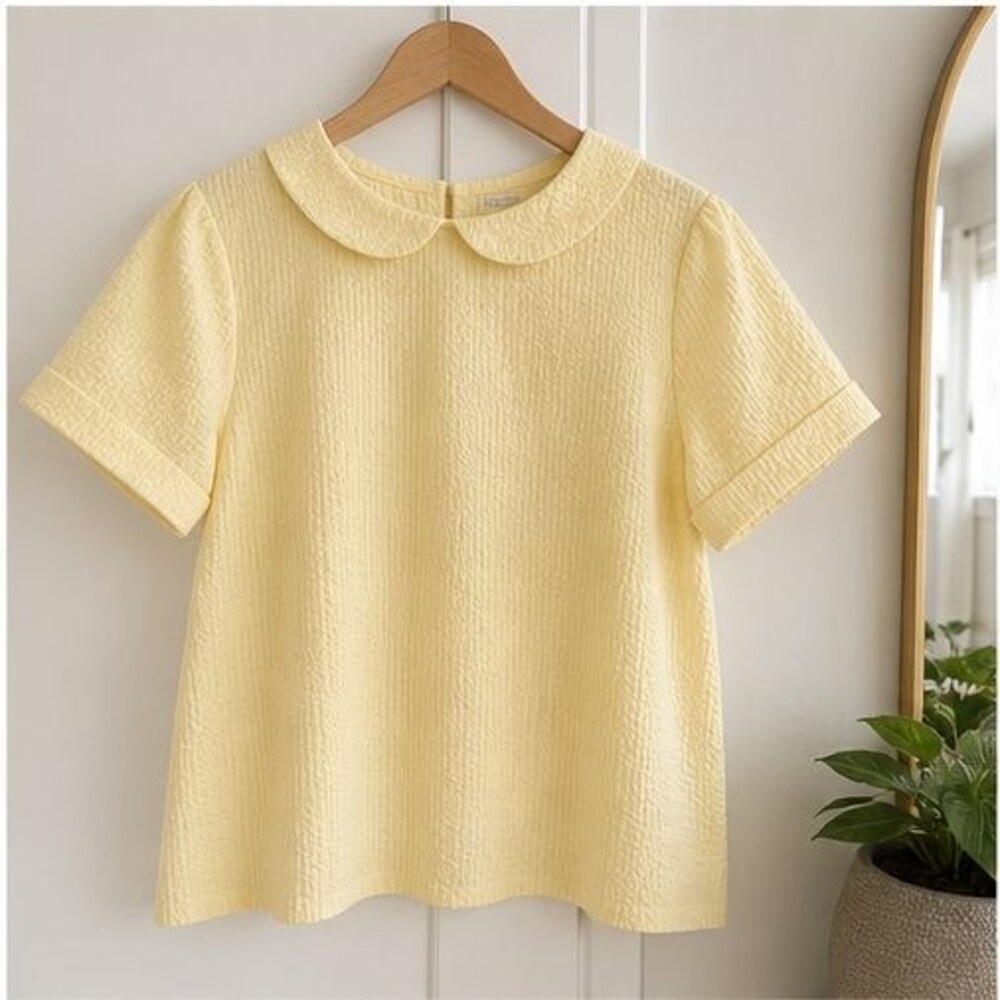 Rust V Neck Top